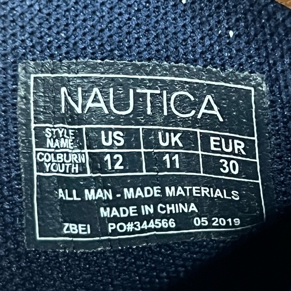 Nautica Brown Colburn Sneakers Size 12 Toddler - Picture 4 of 9